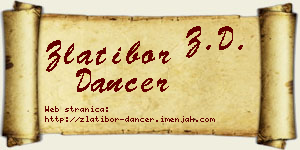 Zlatibor Dancer vizit kartica